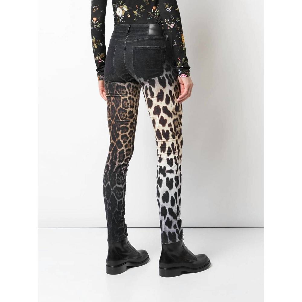 NEW R13 alison skinny leopard jean in faded leopard - Picture 3 of 3